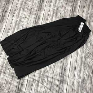 Womens Long Full Circle Dance Skirt, Black, Size Large Xlarge l-XL